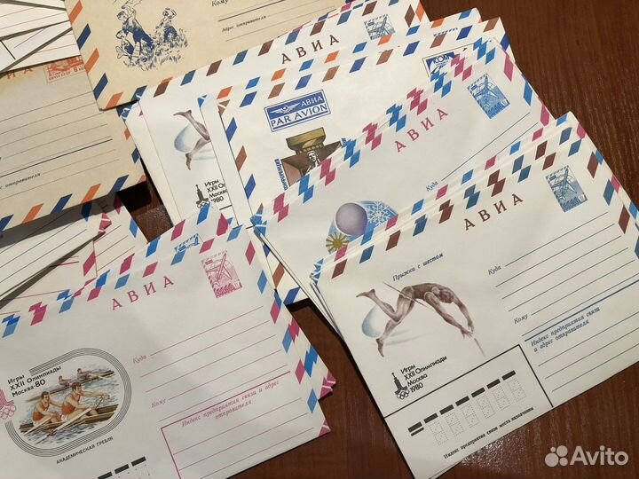 Конверты авиа СССР