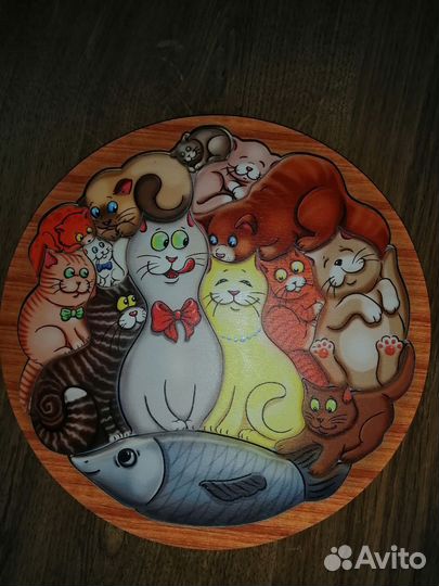 Пазлы детские деревянные