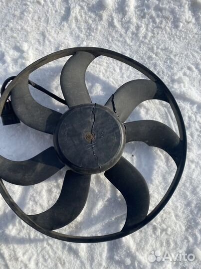 Вентилятор охлаждения skoda fabia