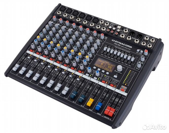 Dynacord CMS 600-3 MIG микшерный пульт и две колон