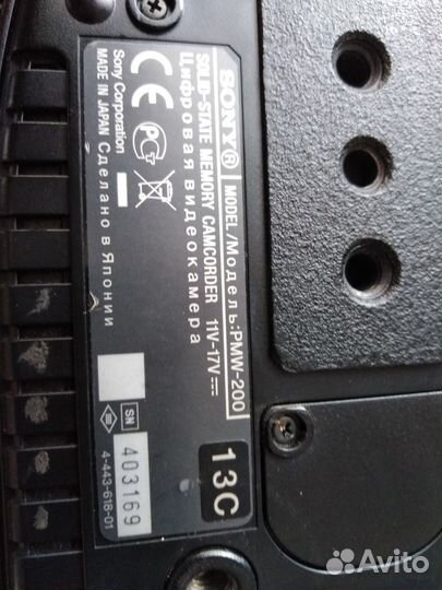 Видеокамера sony PMW 200