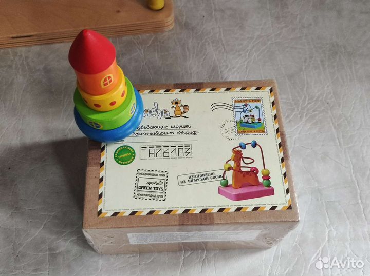 Деревянные игрушки, кубики