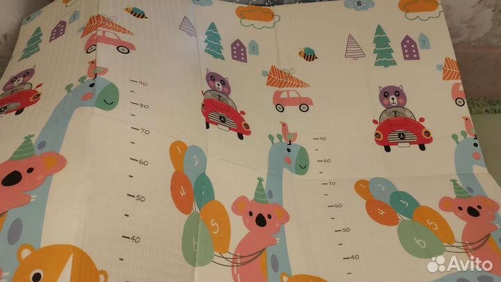 Детский коврик двухсторонний