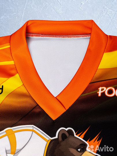 Хоккейная майка Медведь 28р.-42р