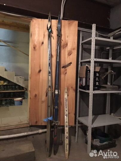 Лыжи с палками