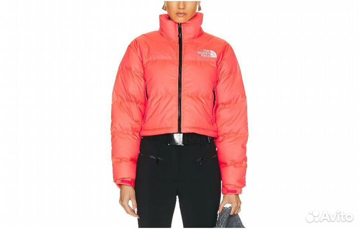 THE north face Down Jacket Women's Coral Red (L)(42)