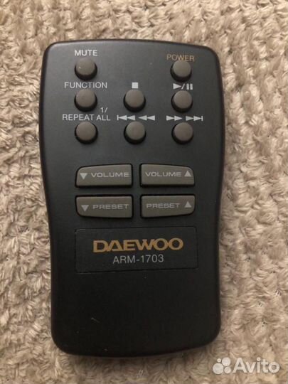 Пульт daewoo