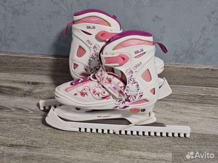 Коньки детские раздвижные 34-37