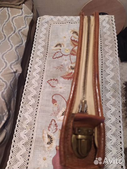 Кожаная папка для документов периода СССР