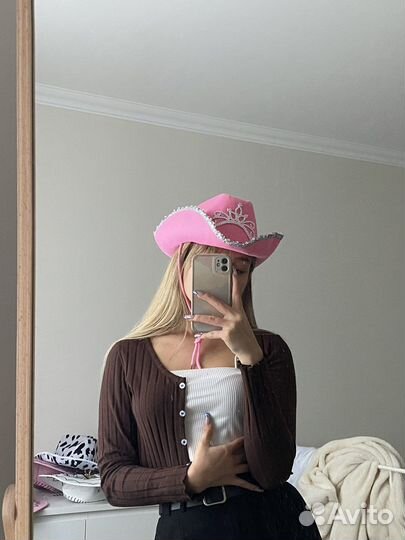 Ковбойская шляпа с короной