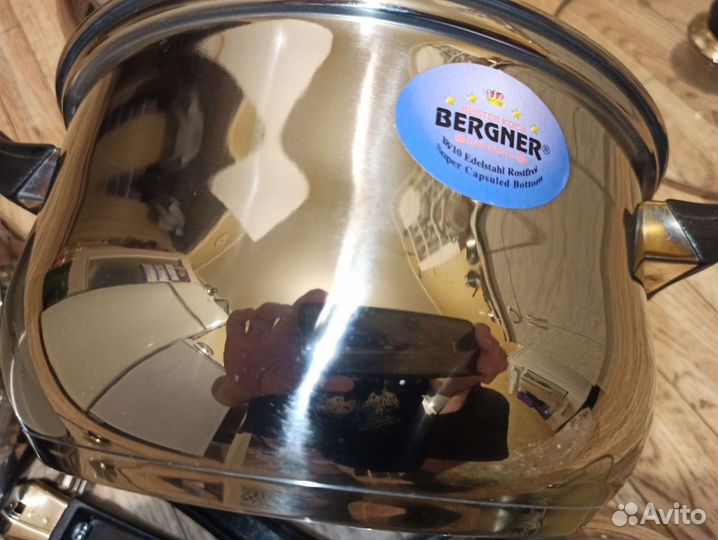 Набор посуды из нержавеющей стали Bergner