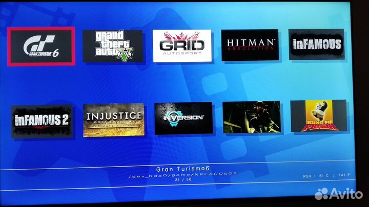 PS3 super slim 500Gb прошитая