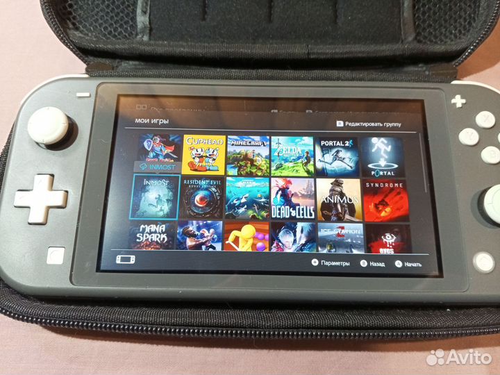 Nintendo Switch Lite с играми