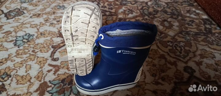 Детские резиновые сапоги 23 размер