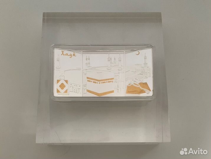 Хадж Кааба. Серебро, 124,4г, Чад 2015,Тираж 200шт