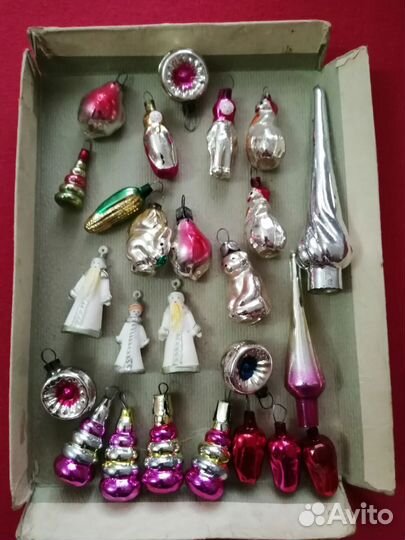 Елочные игрушки СССР Малютка цена за все