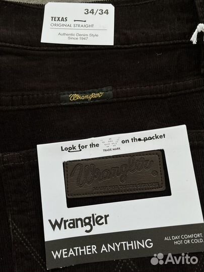 Wrangler Texas Вельвет Brown Бельгия