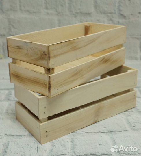 Ящик для композиций дерево 24,5*11,5*9см