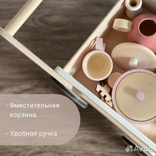 Деревянная продуктовая тележка Ciao Tree