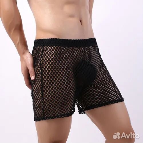 Шорты 40 42 XS S с крупной сеткой