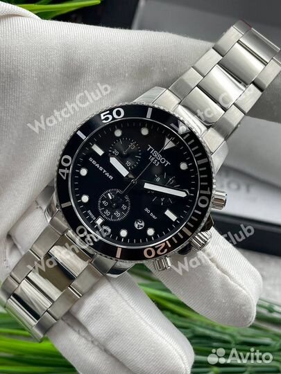 Мужские часы Tissot Seastar сапфир стекло