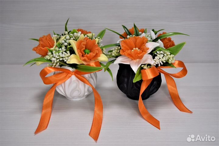 Букет из мыла ручной работы