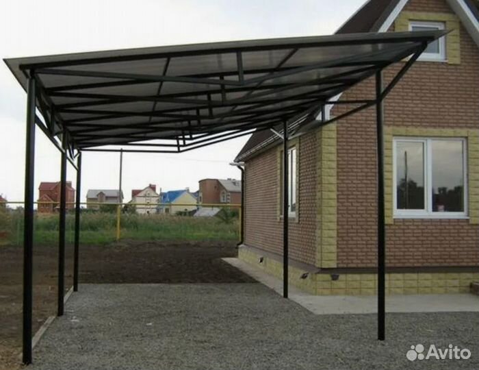 Навес металлический