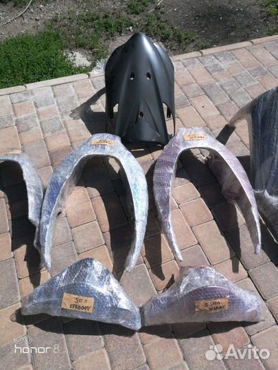 Боковой обтекатель пластик Suzuki Address V 125 S