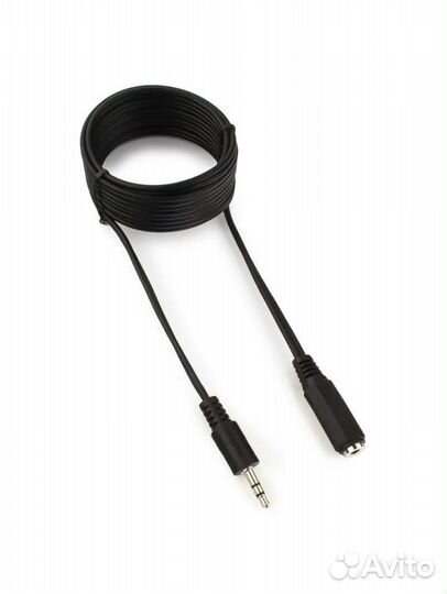 Аудио кабель AUX 2м, 3 pin jack 3.5 мм