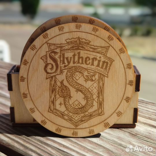 Подставка для кружек Гарри Поттер 4шт
