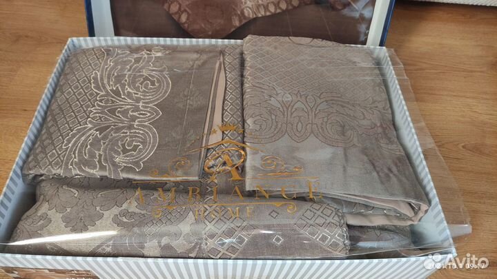 Покрывало ambiance жаккардовое с наволочками venus