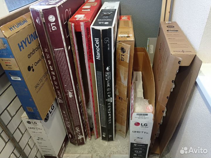 Коробка для ЖК телевизора