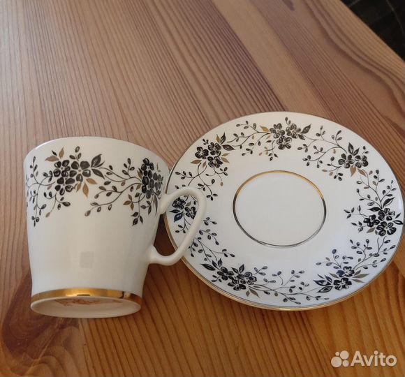 Кофейная пара лфз костяной фарфор