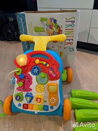 Музыкальные Ходунки каталка 3 в 1 HB Sprinter