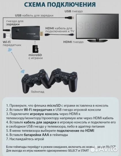 Игровая приставка для телевизора