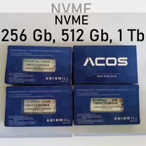 Новые SSD nvme 256Гб, 512Гб 2280. До 3700mbs