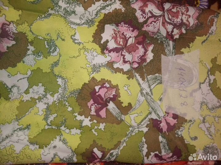 Отрезы ткани синтетика СССР