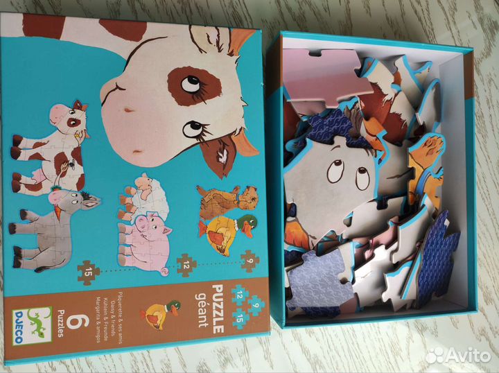 Пазлы Джеко и Ларсен. Djeco, Larsen