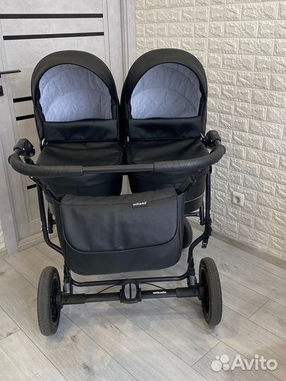 Коляска для двойни mikado