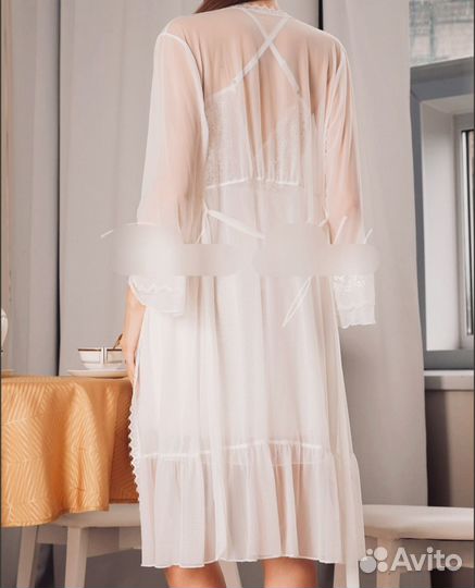 Пеньюар с сорочкой