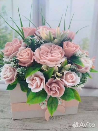 Мыльные цветы букет