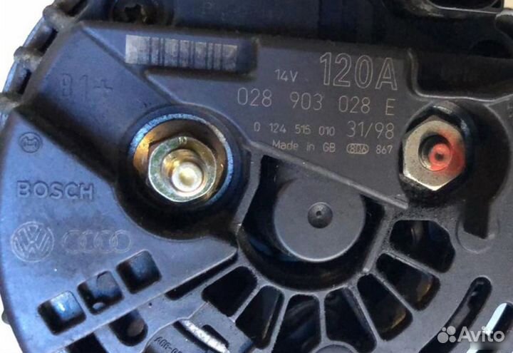 VW Golf 4 Гольф Генератор 1.9 TDI 028903028E AGR