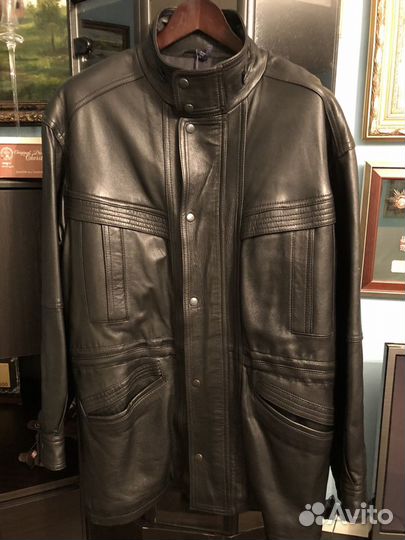 Кожаная куртка мужская 48 50 р