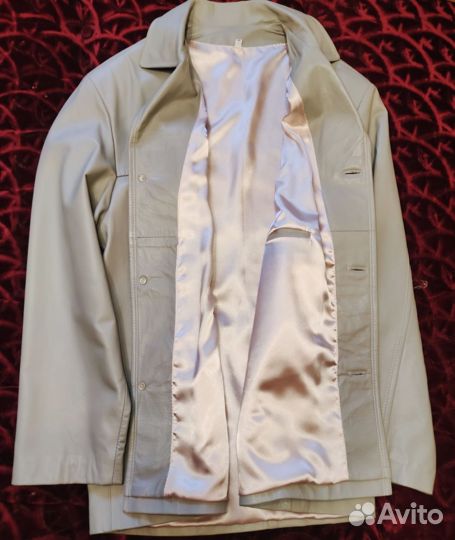 Кожаный пиджак мужской