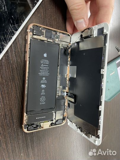 Дисплей на iPhone 8 plus белый Copy LUX