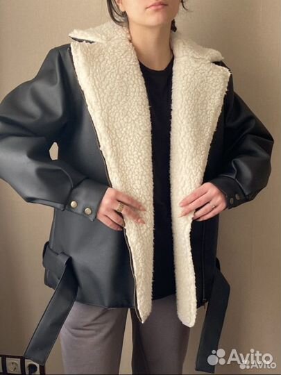 Куртка пилот с натуральной овчиной Moscow 69