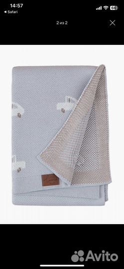 Плед новый loom loomknits