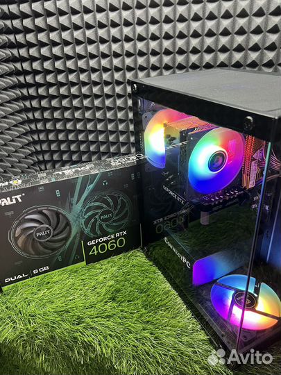 Игровой пк i5-12400/RTX4060/16gb/1000gb