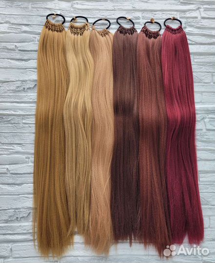 Шиньон хвост на резинке для фотосессии