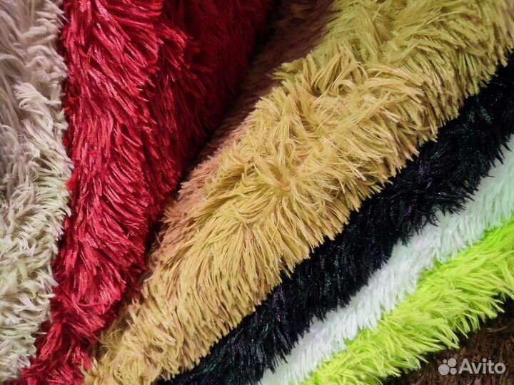 Светло-коричневый пушистый Ковёр 120*160, новый